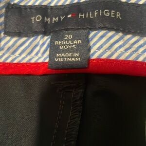 Boys navy dress slacks size 20, Tommy Hilfiger ￼30.5 inch inseam